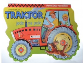 Traktor jede na pole