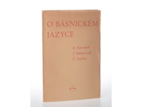 O básnickém jazyce