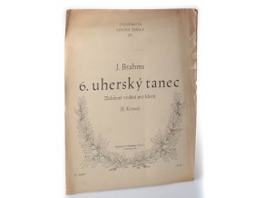 6. uherský tanec : zlehčené vydání pro klavír
