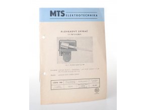 MTS elektrotechnika : Plovákový spínač