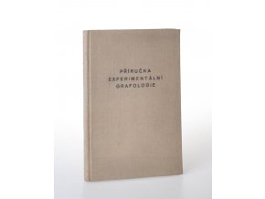 Příručka experiměntální grafologie