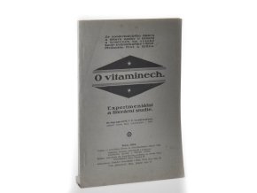 O vitaminech : experimentální a literární studie