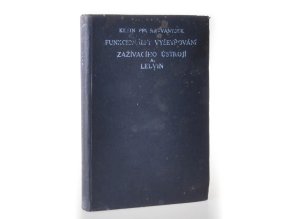 Funkcionální vyšetřování zažívacího ústrojí a ledvin : zkušenosti pathologické fysiologie v praxi