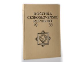 Ročenka Československé republiky 1933. Ročník XII.