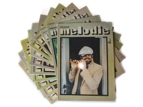 Časopis Melodie: kompletní ročník, čís. 1-12 (1983, 1984, 1988)