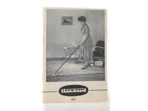 Vyssavač Standard 401 - návod