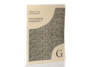 Psychologie osobnosti I