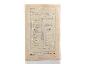 Slovanské hymny : melodie, původní texty, české překlady
