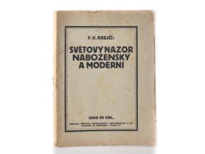 Světový názor náboženský a moderní