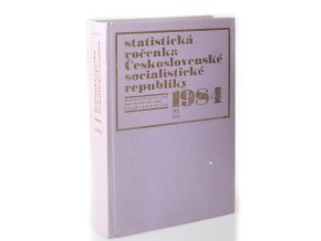 Statistická ročenka Československé socialistické republiky 1984
