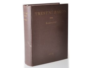 Trestní zákon : komentář