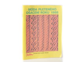 Móda pleteného ošacení roku 1988