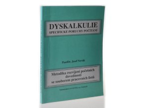 Dyskalkulie : specifické poruchy počítání