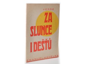 Za slunce i dešťů : verše