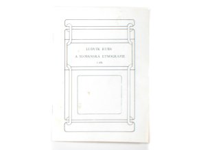 Ludvík Kuba a slovanská etnografie