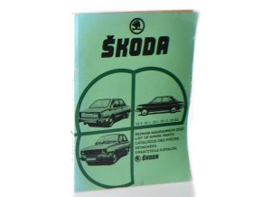 ŠKODA 105 S - 105 L, 120 - 120 L, 120 LS - 120 GLS : seznam náhradních dílů