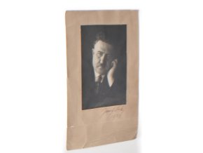 Josef Suk - Autogram (1924) - Fotografie Drtikol Praha