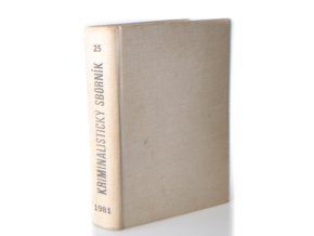 Kriminalistický sborník (12 ks.) 1981