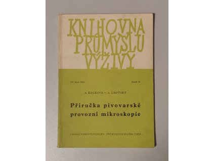 Příručka pivovarské provozní mikroskopie