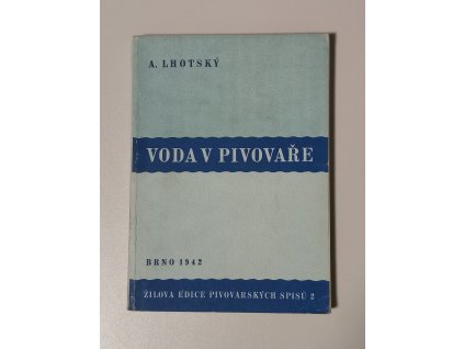 Voda v pivovaře