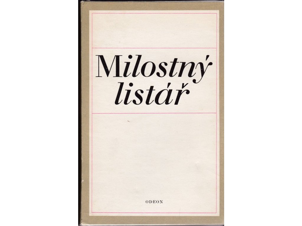 438710 milostny listar vybor z milostne korespondence ceskych spisovatelu 19 a 20 stoleti