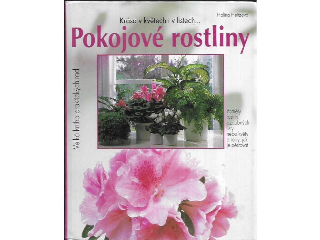 486923 pokojove rostliny krasa v kvetech i v listech portrety oblibenych pokojovych rostlin ozdobnych listem nebo kvetem novinky i vzacnosti a rady jak je pestovat zeleny slovnik
