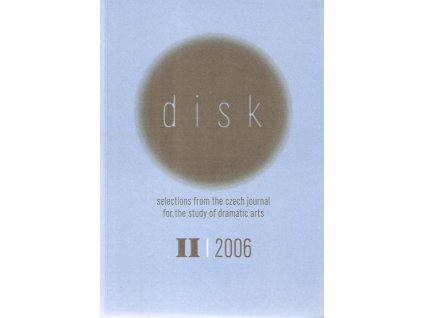 418601 disk selections from the czech journal for the study of dramatic arts