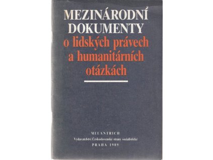 419024 mezinarodni dokumenty o lidskych pravech a humanitarnich otazkach