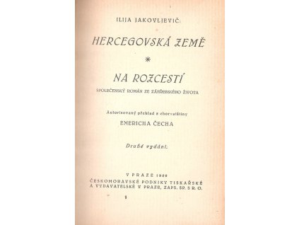 420818 hercegovska zeme na rozcesti spolecensky roman ze zahrebskeho zivota