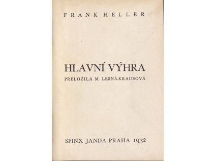 421526 hlavni vyhra dedictvi faraonovo