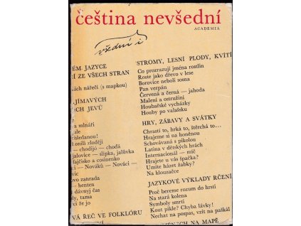 424622 cestina vsedni i nevsedni 4 vyber jazykovych koutku ceskoslovenskeho rozhlasu z dialektologie frazeologie a onomastiky