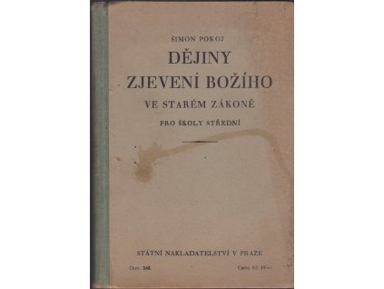 430946 dejiny zjeveni boziho ve starem zakone pro skoly stredni