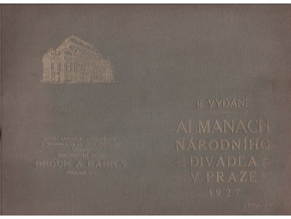 432458 almanach narodniho divadla v praze