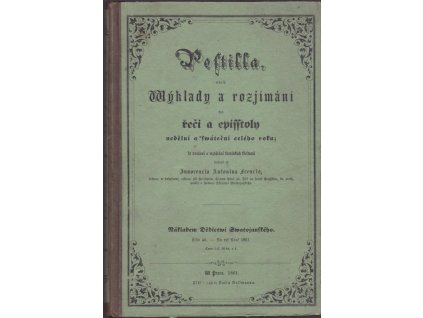 434867 postilla aneb vyklady a rozjimani na reci a epistoly nedelni a swatecni celeho roku