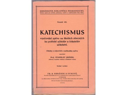 437384 katechismus vyucovani zpevu na skolach obecnych ku potrebe uciteluv a cekateluv ucitelstvi