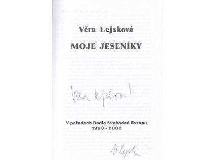 439757 moje jeseniky v poradech radia svobodna evropa 1993 2002