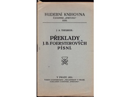 444689 preklady j b foersterovych pisni