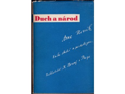 447254 duch a narod kniha studii a podobizen