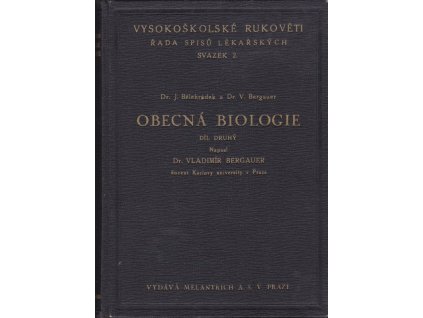 Obecná biologie. Díl druhý