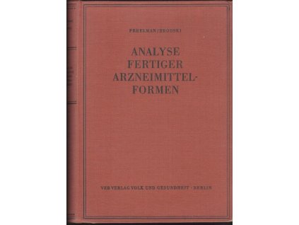 453989 analyse fertiger arzneimittelformen