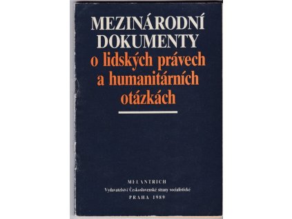 456647 mezinarodni dokumenty o lidskych pravech a humanitarnich otazkach