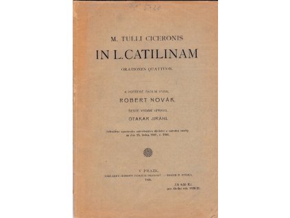 456983 m tulli ciceronis in l catilinam orationes quattuor
