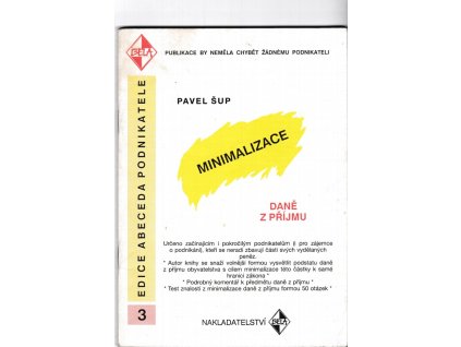 460721 minimalizace dane z prijmu