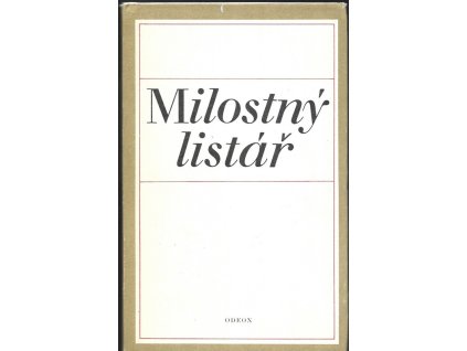 469946 milostny listar vybor z milostne korespondence ceskych spisovatelu 19 a 20 stoleti