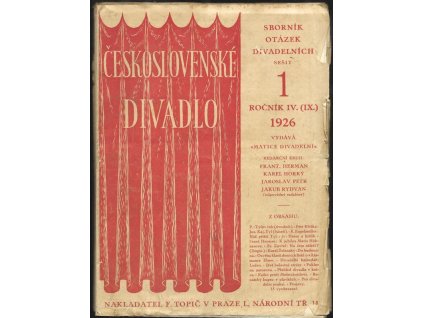 470102 ceskoslovenske divadlo sbornik otazek divadelnich