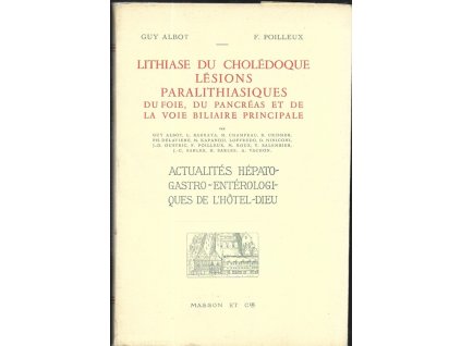 470309 lithiase du choledoque lesion paralithiasiques du foie du pancreas et de la voie biliaire principale