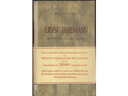471182 ernst thalmann beitrag zu einem politischen lebensbild