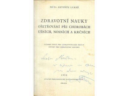 473624 zdravotni nauky osetrovani pri chorobach usnich nosnich a krcnich uceb text pro zdravot skoly vetev pro zdravot sestry