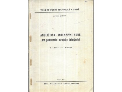 481163 anglictina intenzivni kurs pro posluchace strojniho inzenyrstvi urceno pro posl fak strojni