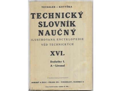 488090 technicky slovnik naucny ilustrovana encyklopedie ved technickych dil 16 dodatky a az livonal